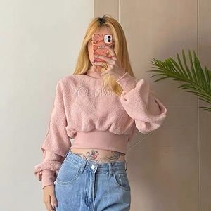 Pink crop top